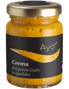 Crema di Peperone Giallo in Agrodolce 95g Ayo