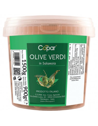 Olive in Salamoia Secchiello 900g Copar