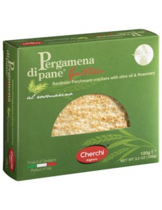 Pergamena di Pane Guttiau al Rosmarino Astuccio 100g Cherchi