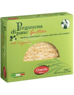 Pergamena di Pane Guttiau all'Origano Astuccio 100g Cherchi