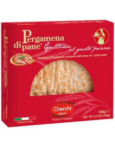 Pergamena di Pane Guttiau alla Pizza Astuccio 100g Cherchi