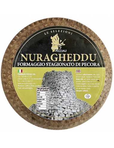 Nuragheddu Pecorino Stagionato 500g ca Picciau