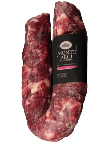 Salsiccia al Mirto Stagionata S.V. 400g ca Monte Arci