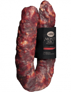 Salsiccia al Peperoncino Stagionata S.V. 400g ca Monte Arci