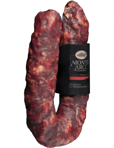 Salsiccia al Peperoncino Stagionata S.V. 400g ca Monte Arci