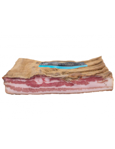 Pancetta Campagnola Pepata a Tranci SV 400g ca Monte Arci