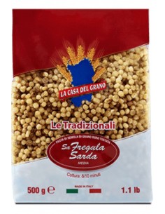 Fregula Sarda Media Sacchetto 500g La Casa del Grano